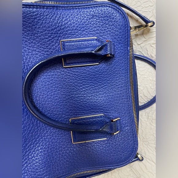 Kate Spade Cecil Court Cobalt Blue Pebble Leather Satchel - Picture 5 of 13